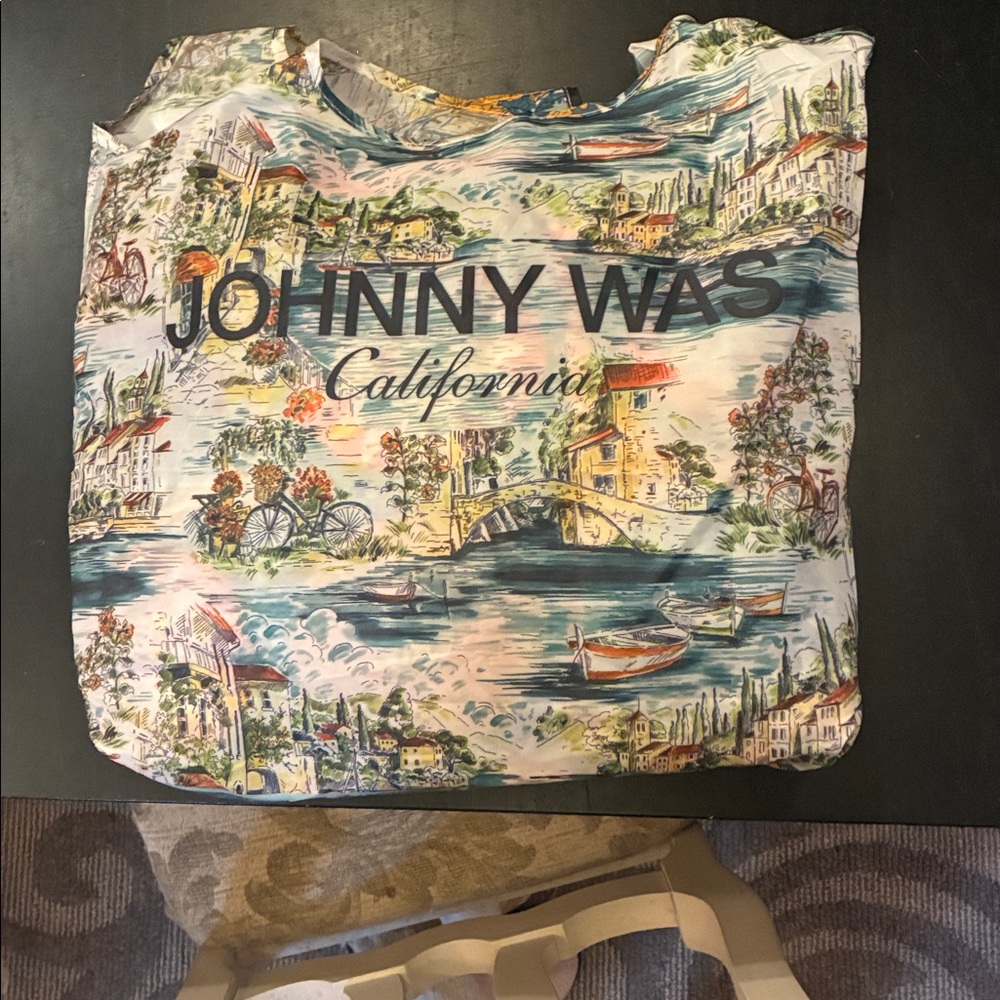 Johnny Was bundle! Blanket, bag and folded bag.